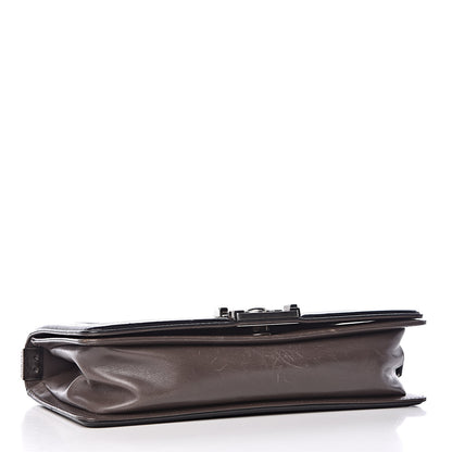 Chanel Glazed Calfskin Medium Boy Flap Grey 4 of 11