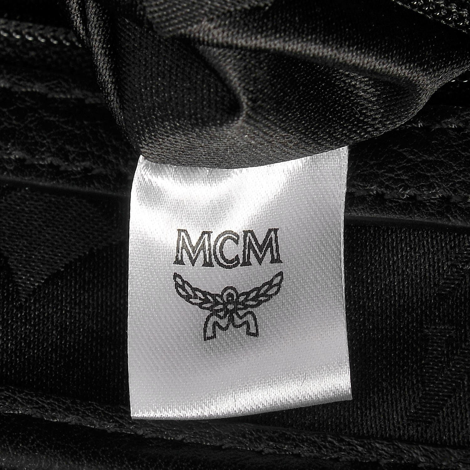 MCM Metallic Visetos Small Stark Backpack Gold 6 of 10