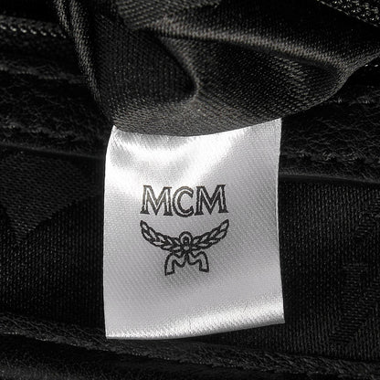 MCM Metallic Visetos Small Stark Backpack Gold 6 of 10