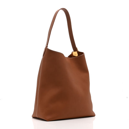 Louis Vuitton Grained Calfskin Low Key Hobo MM Cognac 4 of 10