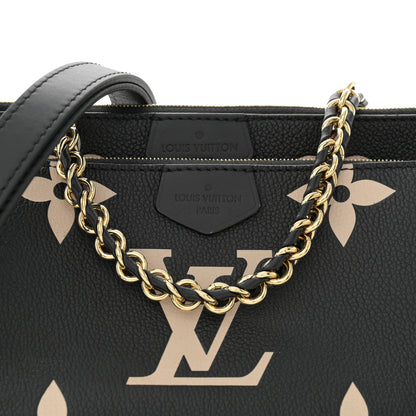 Louis Vuitton Empreinte Monogram Giant Multi Pochette Accessories Black Beige 8 of 10