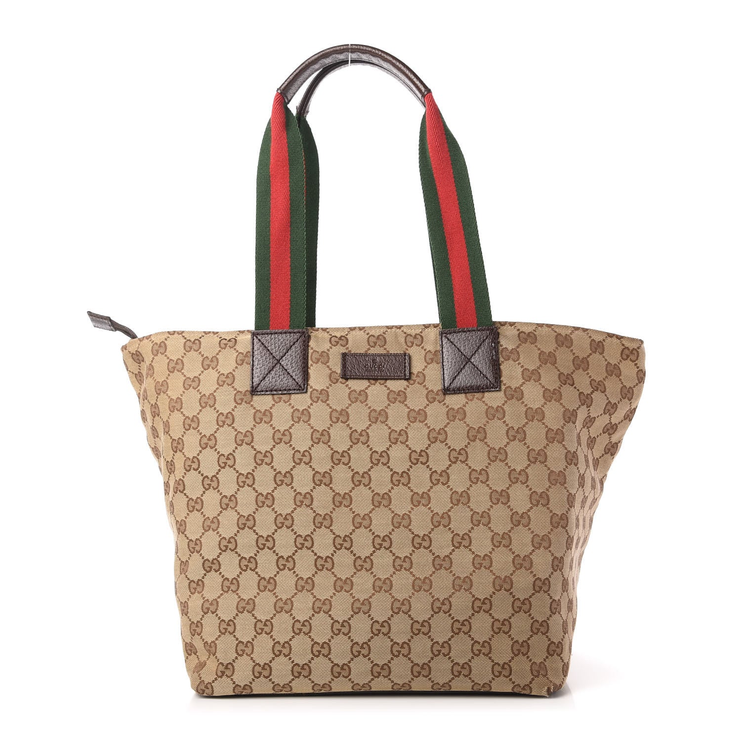 Gucci GG Monogram Large Web Handle Bucket Tote 1 of 11