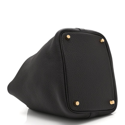 Hermes Taurillon Clemence Picotin Lock 18 PM Prunoir 4 of 10