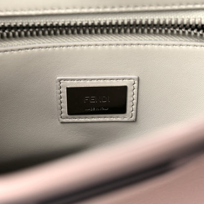 Fendi Vitello Seta Shiny Nappa Medium Peekaboo Iconic Satchel Soap Opale 7 of 19