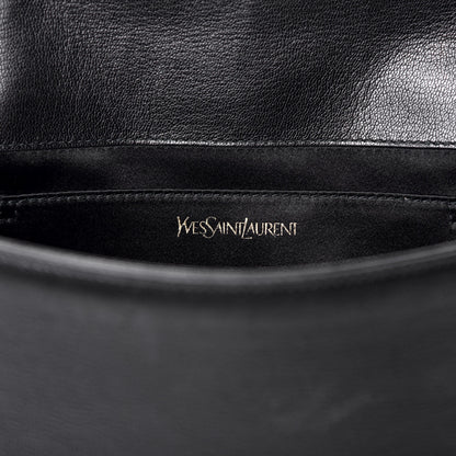 Saint Laurent Goatskin Large Belle De Jour Clutch Black 6 of 8