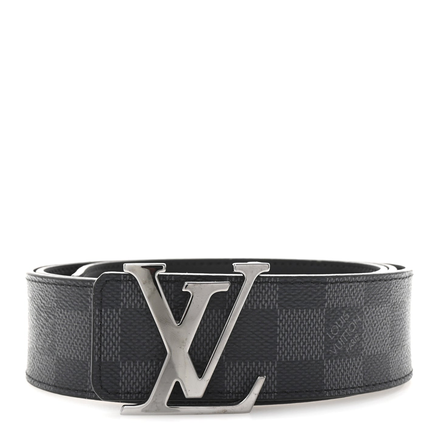 Damier Graphite 40mm LV Initiales Belt 105 42