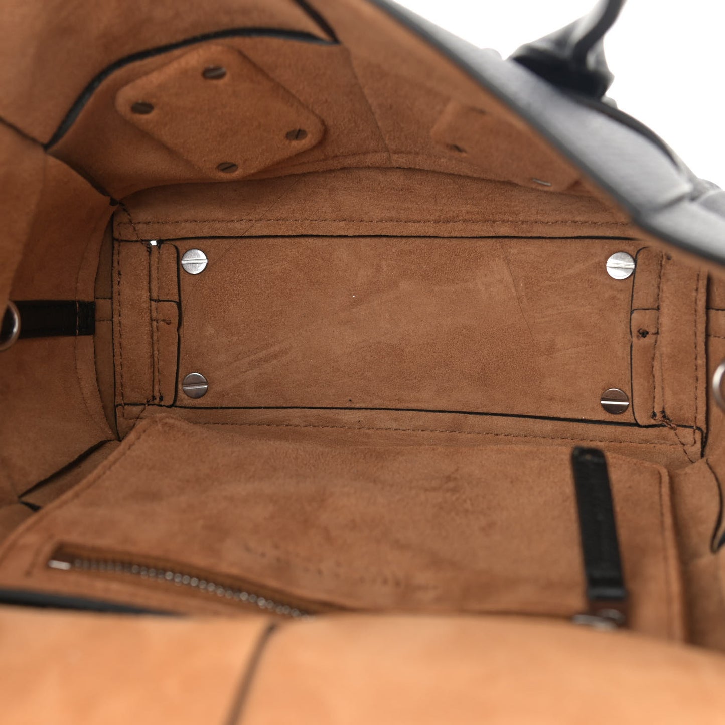 Grained Calfskin Mini Maxi Intrecciato Arco 33 Black
