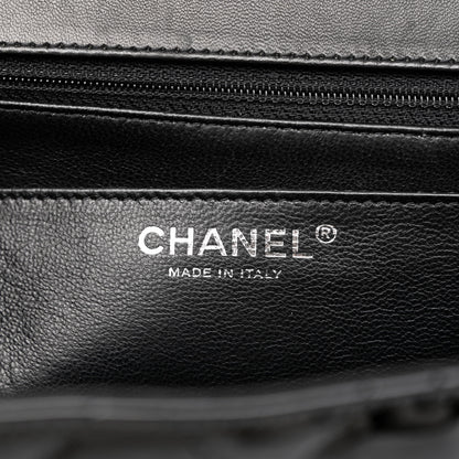 Chanel Patent Quilted Maxi Single Flap Black 6 of 13