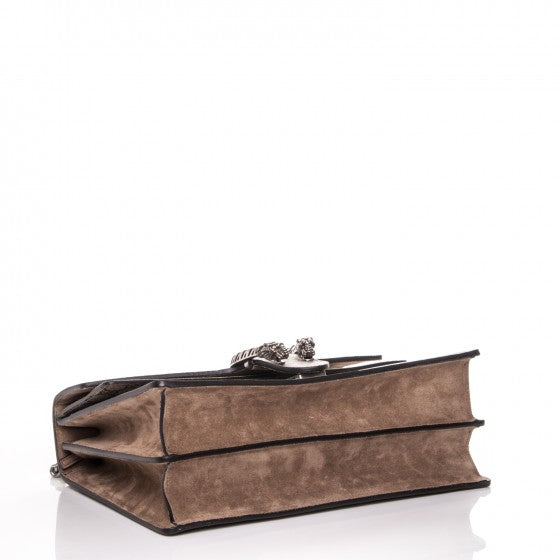 GG Supreme Monogram Medium Dionysus Shoulder Bag Taupe