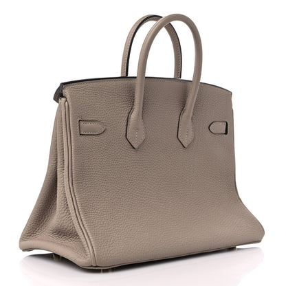 Hermes Togo Birkin 25 Gris Tourterelle 3 of 10