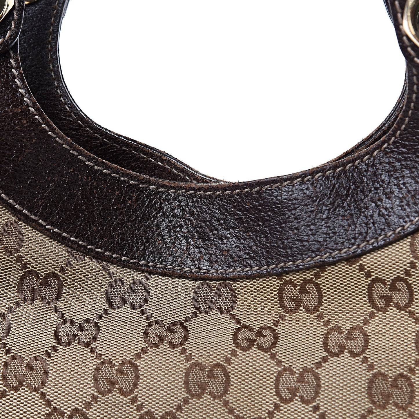 Monogram Medium Charmy Shoulder Bag Dark Brown
