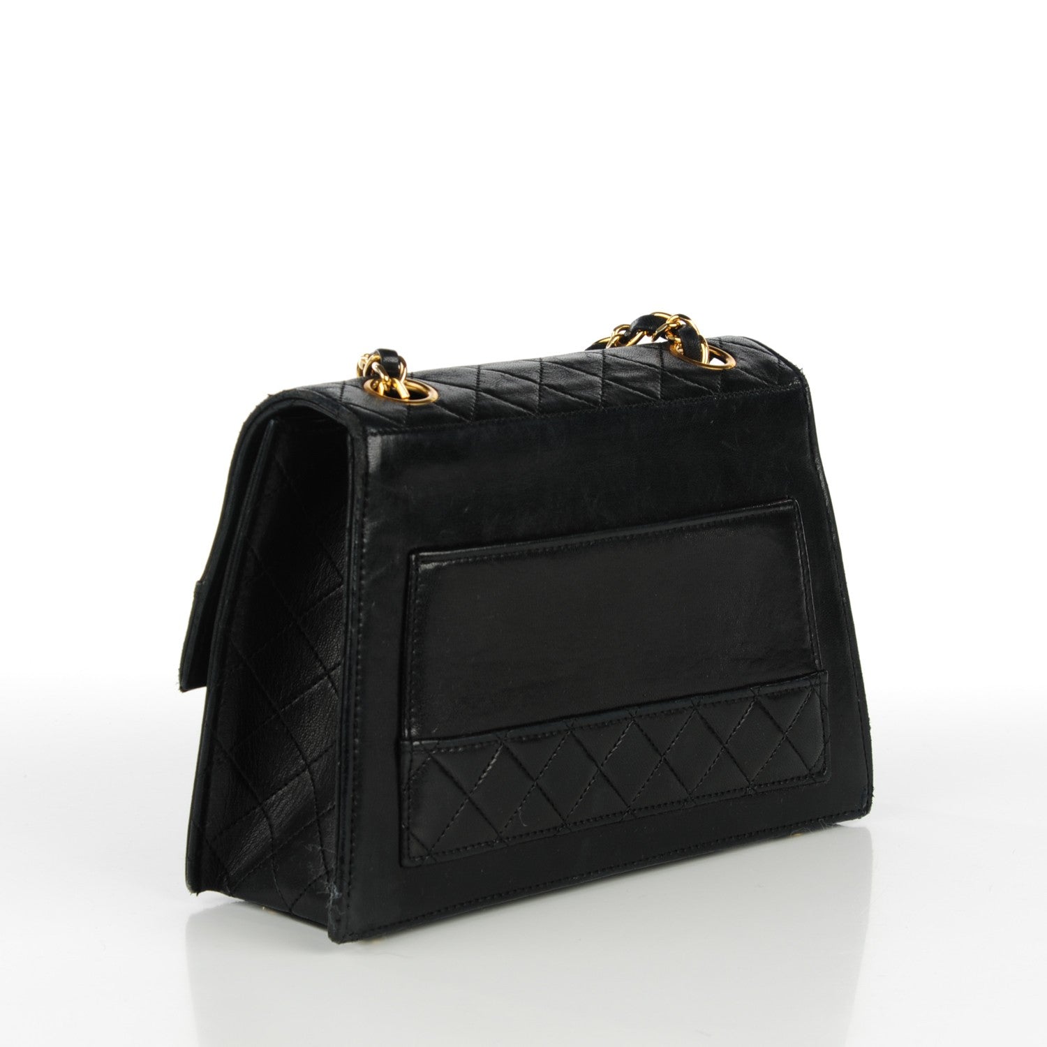 Chanel Lambskin Quilted Small Shoulder Bag Black 4 of 10