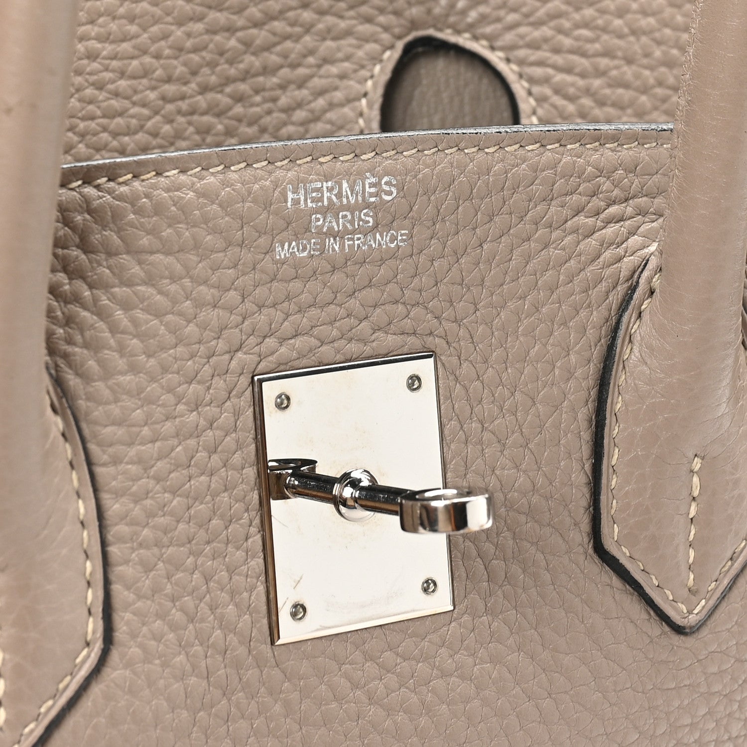 Hermes Togo BIRKIN 35 Gris Tourterelle 6 of 14