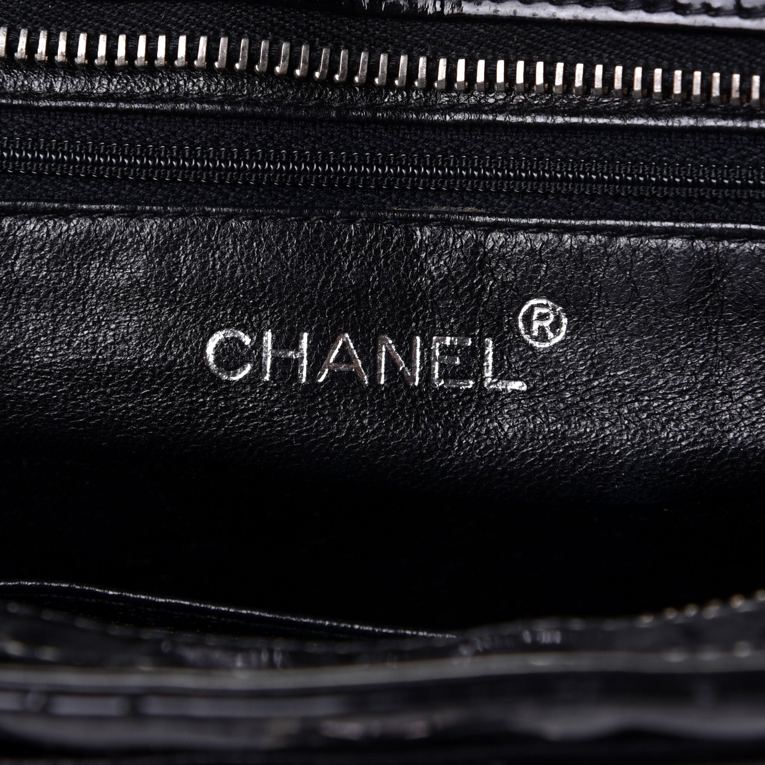 Chanel Patent Quilted Shoulder Bag Black 5 of 6