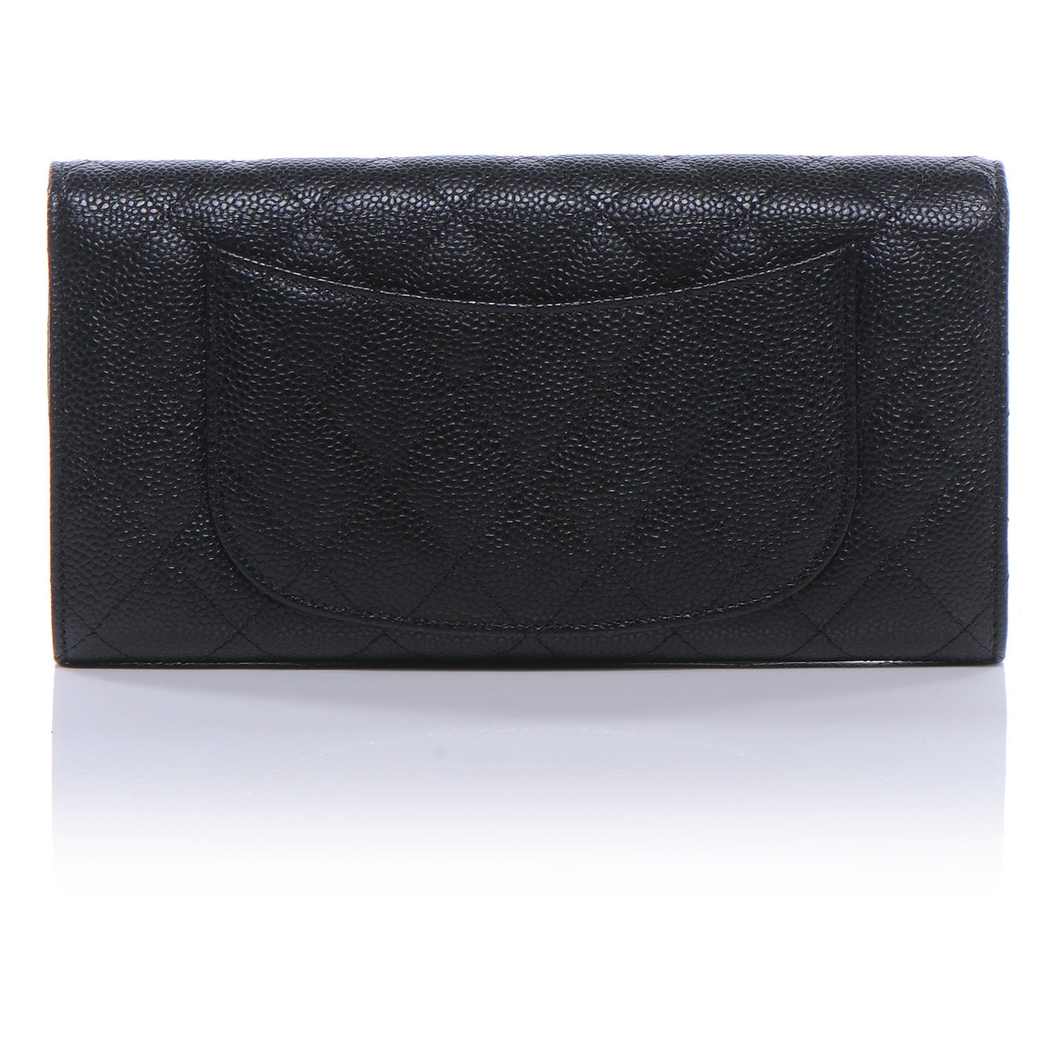 Chanel Caviar Quilted Travel Wallet Black 2 of 7
