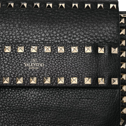 Valentino Garavani Vitello Rockstud Side Slip Crossbody Black 7 of 14