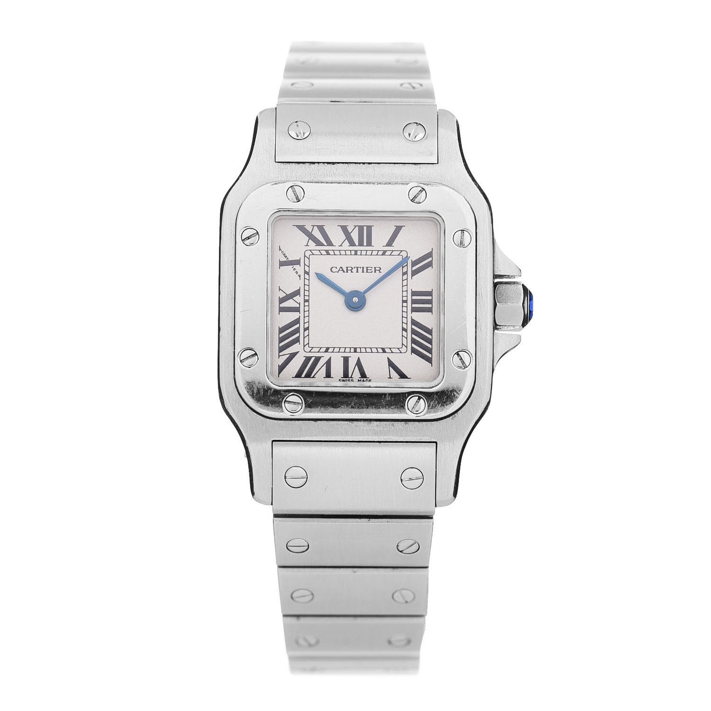 Stainless Steel 24mm Santos de Galbee Quartz Watch