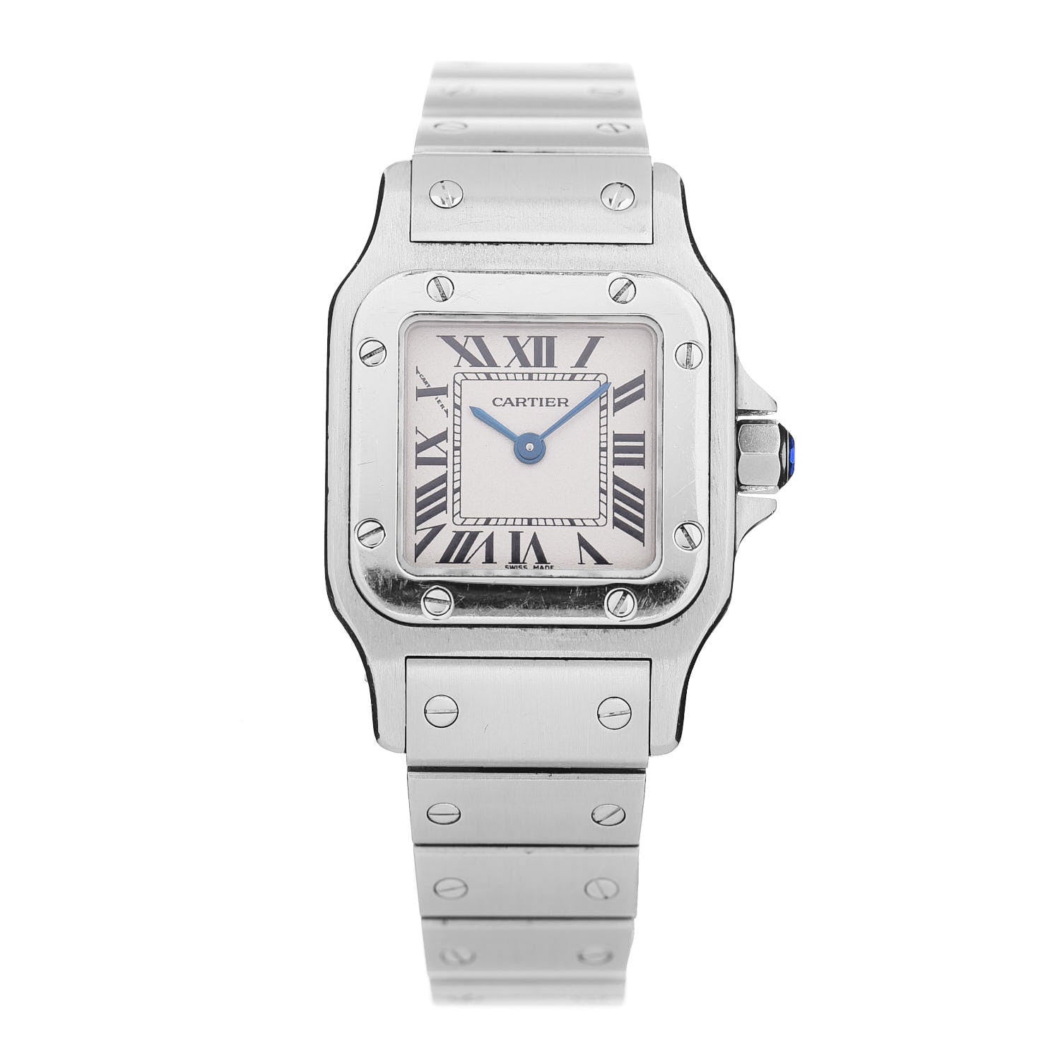 Cartier Stainless Steel 24mm Santos de Galbee Quartz Watch 1 of 4