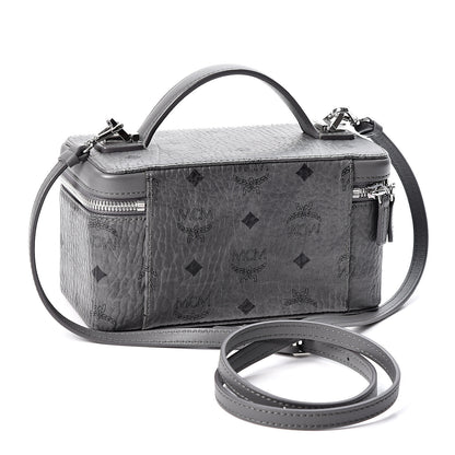 MCM Visetos Vanity Case Grey 2 of 8