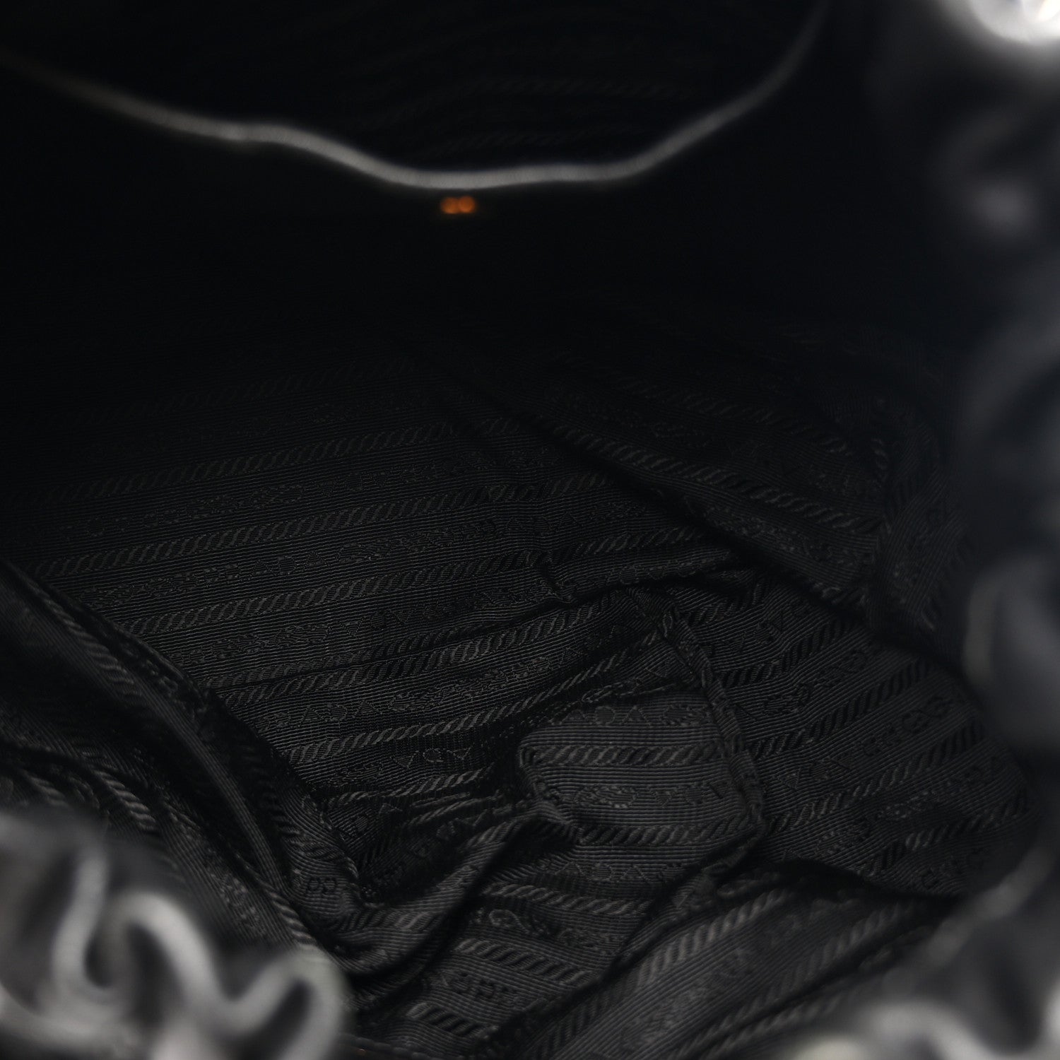 Prada Vitello Soft Calfskin Shopping Satchel Black 5 of 11