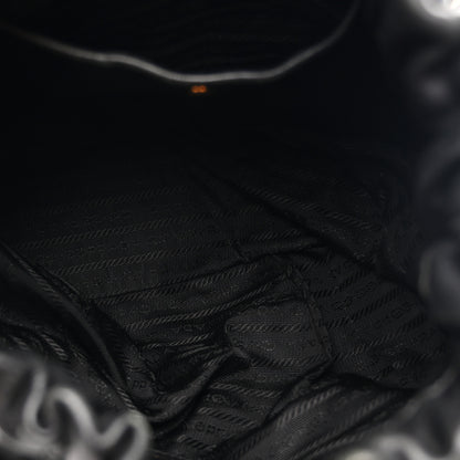 Prada Vitello Soft Calfskin Shopping Satchel Black 5 of 11