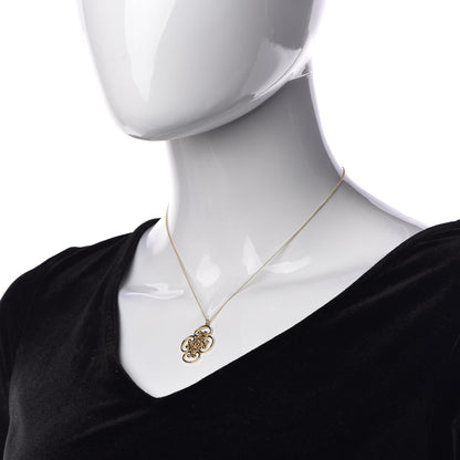 Tiffany 18K Yellow Gold Paloma Picasso Venezia Goldoni Quadruplo Pendant Necklace 2 of 7
