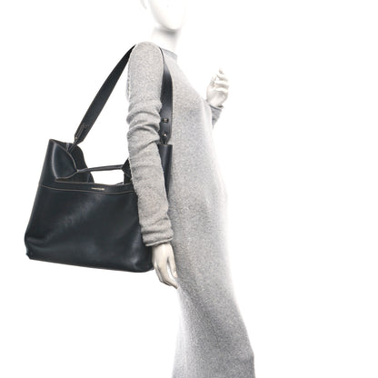 Alexander McQueen Calfskin Large The Bow Bag Black 2 of 10