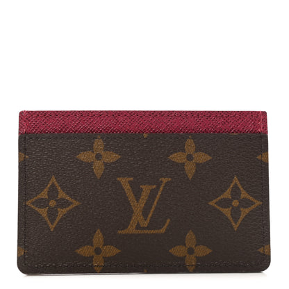 Louis Vuitton Monogram Card Holder Fuchsia 1 of 7