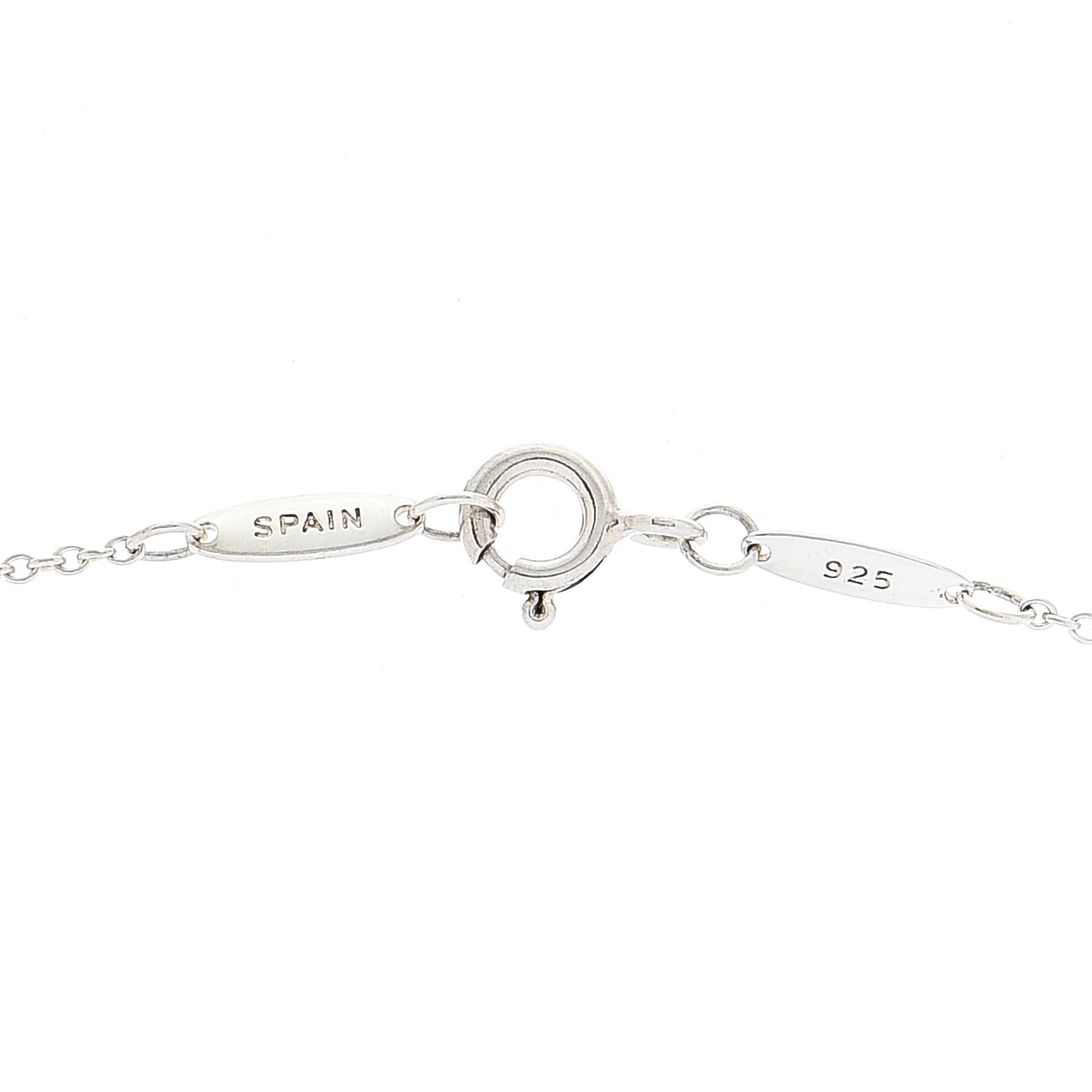 Sterling Silver Elsa Peretti Letter L Pendant Necklace