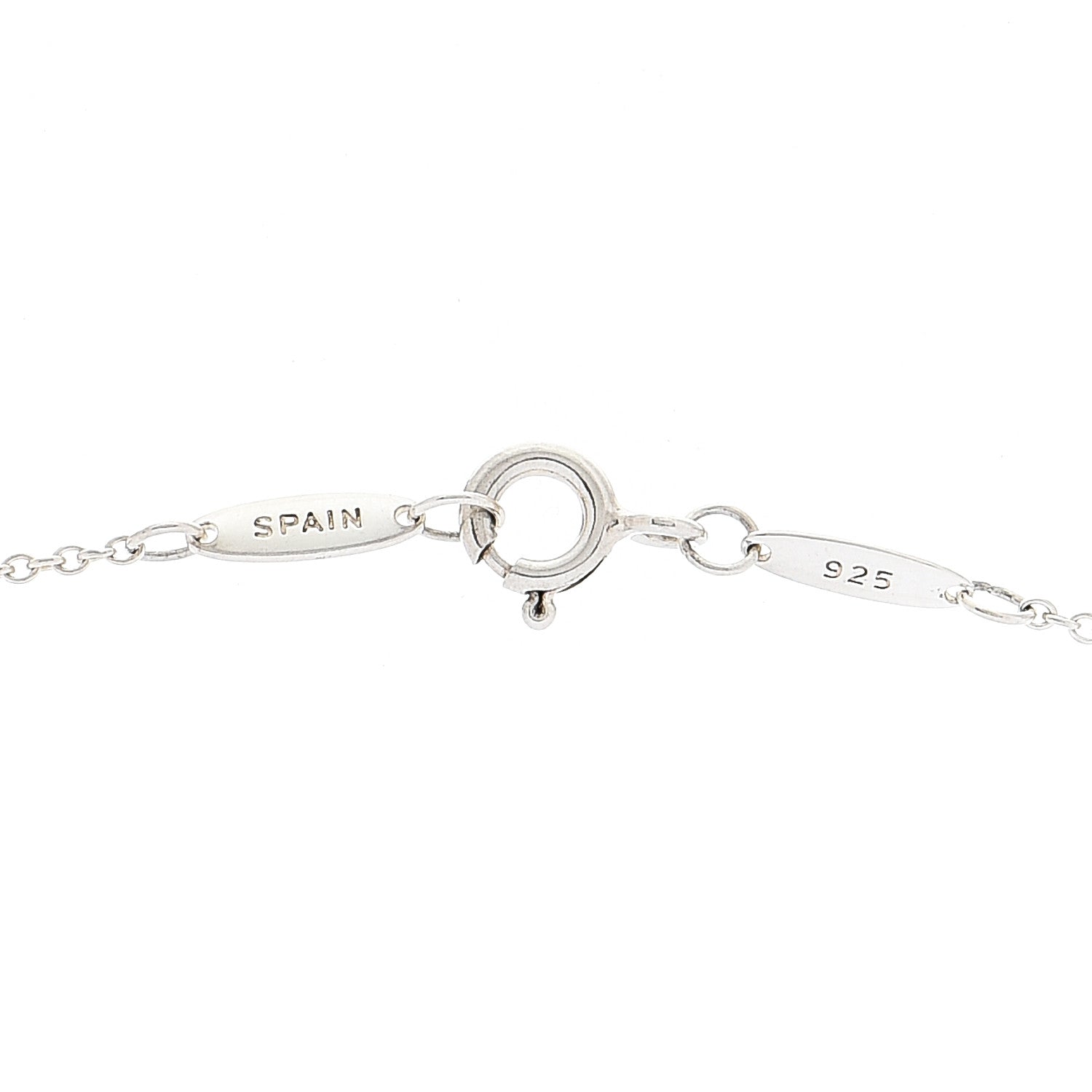Tiffany Sterling Silver Elsa Peretti Letter L Pendant Necklace 6 of 7