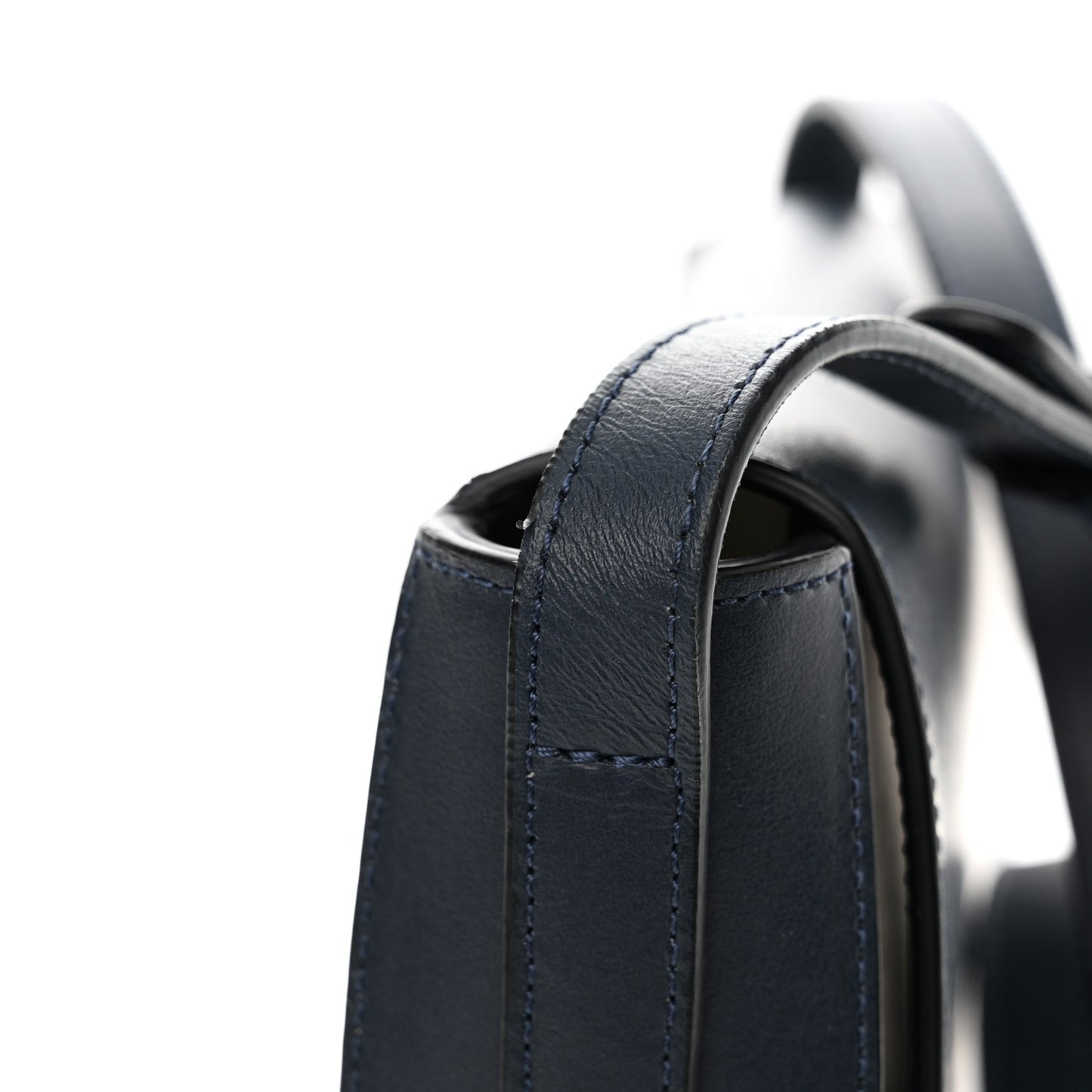 Calfskin Flap Crossbody Bag Blue