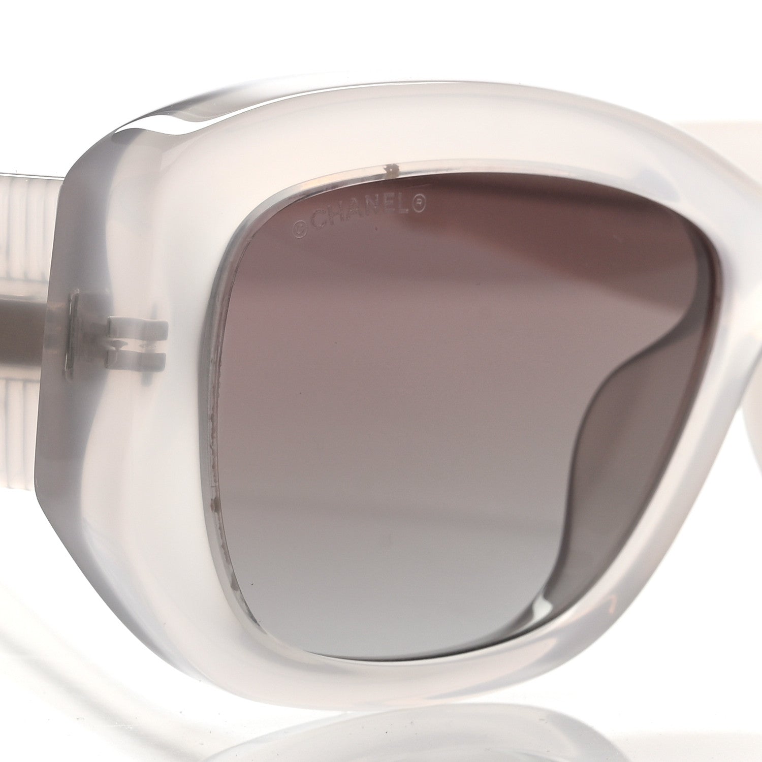 Chanel Acetate Rectangle Sunglasses 5493 Grey 7 of 7