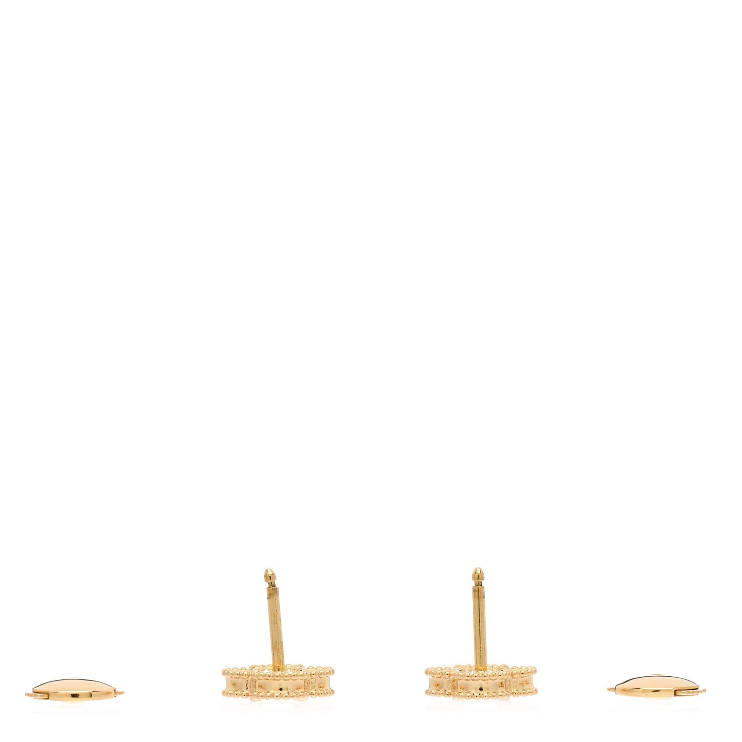 18K Yellow Gold Mother of Pearl Sweet Alhambra Earrings