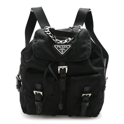 Prada Nylon Vela Mini Crossbody Backpack Black 1 of 11