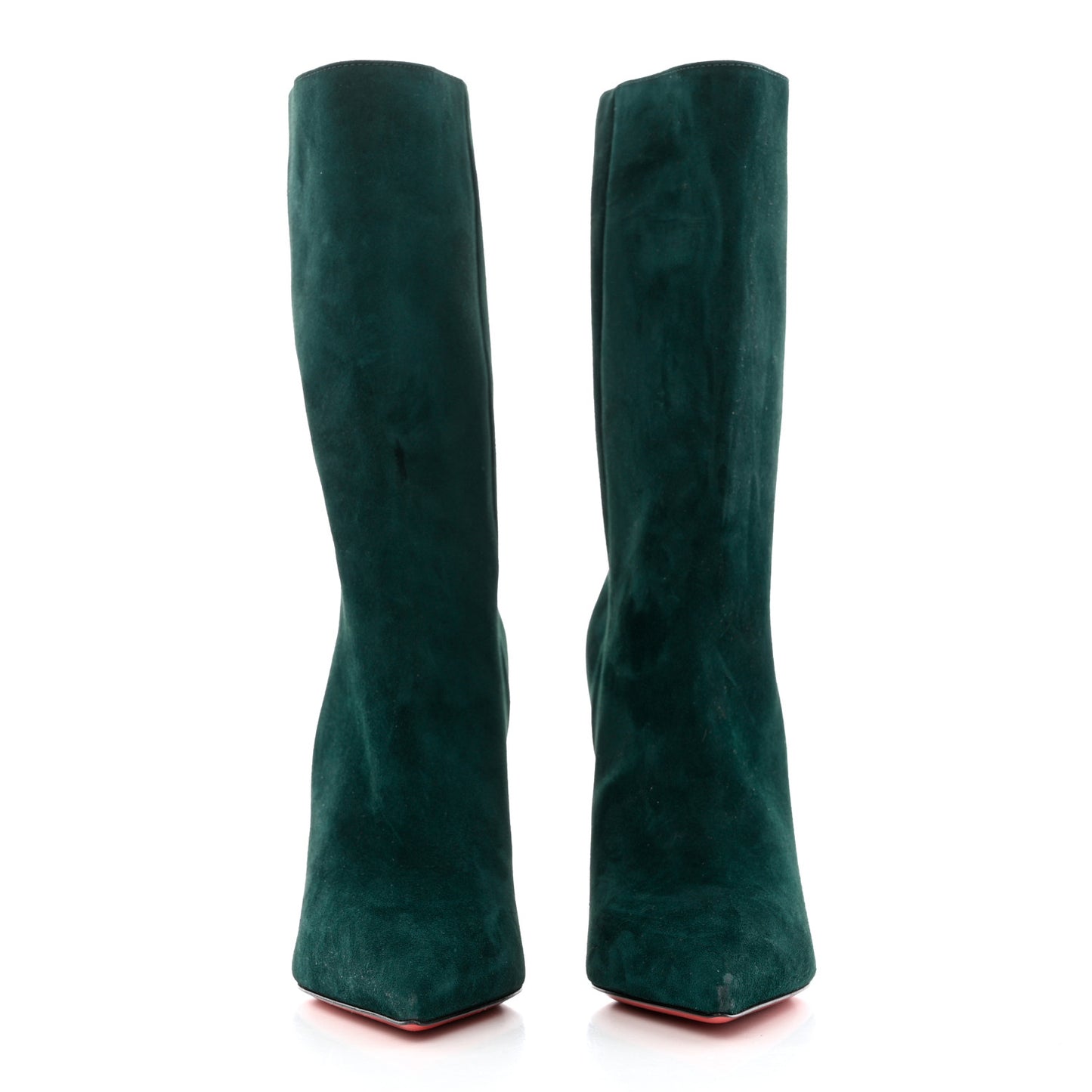 Veau Velours Astrilarge 100 Booties 37.5 Green