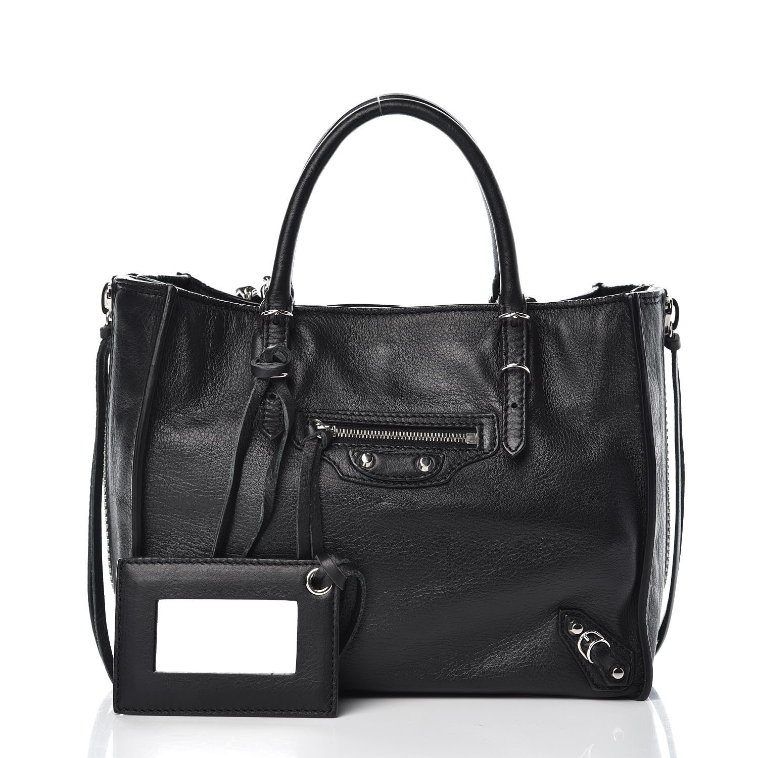Balenciaga Veau Souple Papier Mini A4 Tote Black 1 of 8