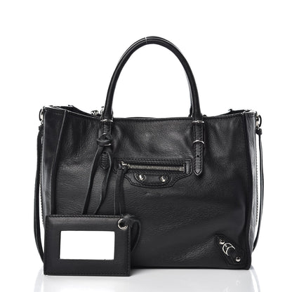 Balenciaga Veau Souple Papier Mini A4 Tote Black 1 of 8