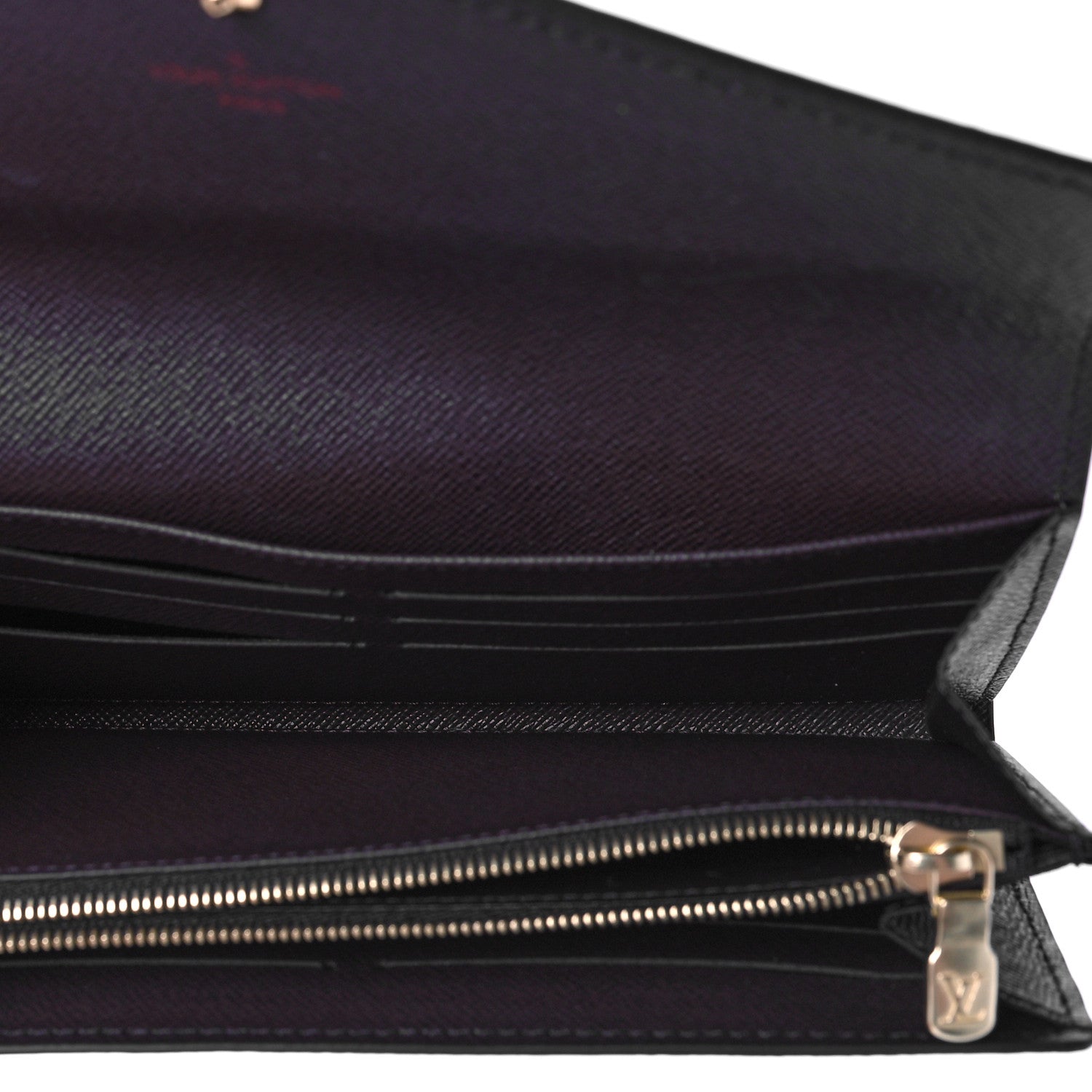 Louis Vuitton Damier Ebene Sarah Wallet NM 5 of 9