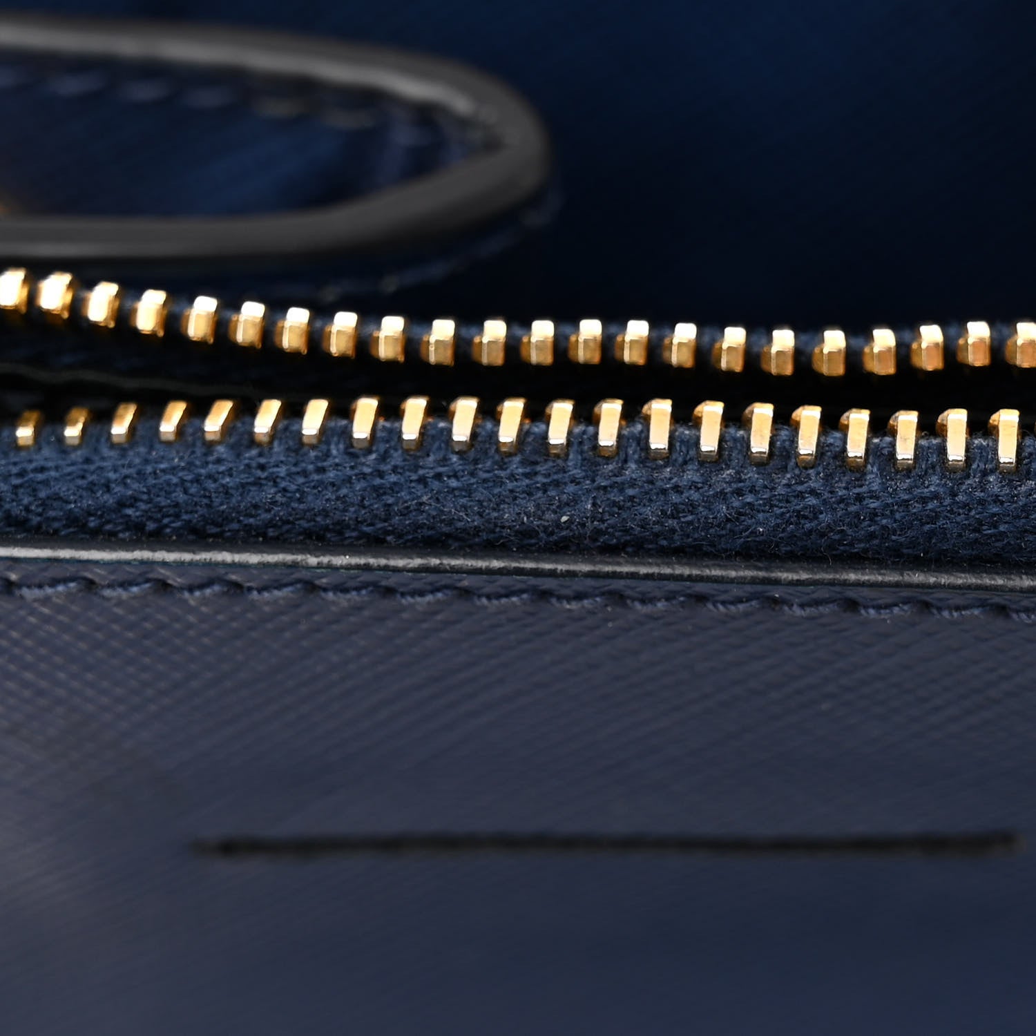 Prada Saffiano Lux Large Galleria Double Zip Tote Bluette 10 of 13