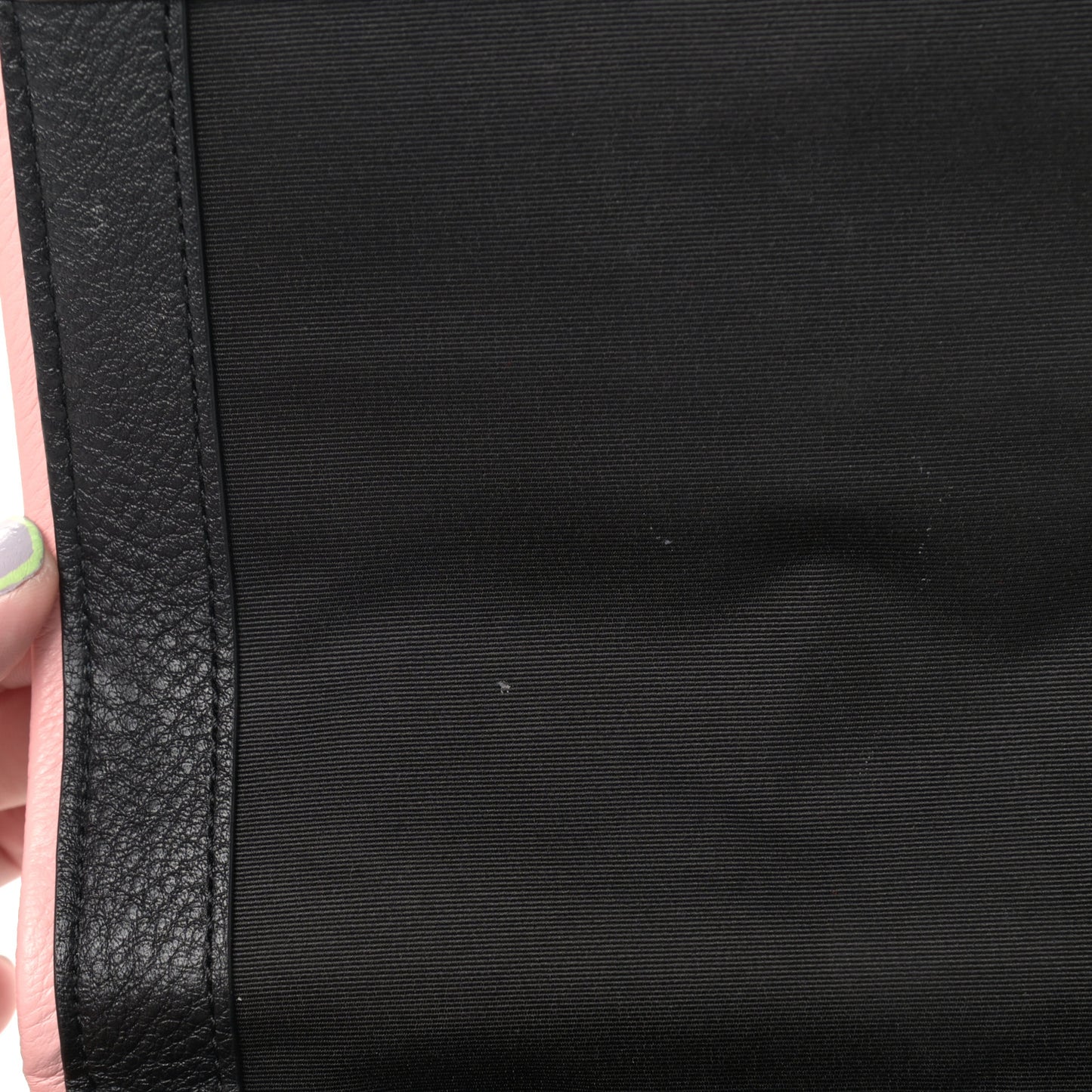 Grained Calfskin Quilted Double Stitched The Status Flap Crossbody Bag Black Multi