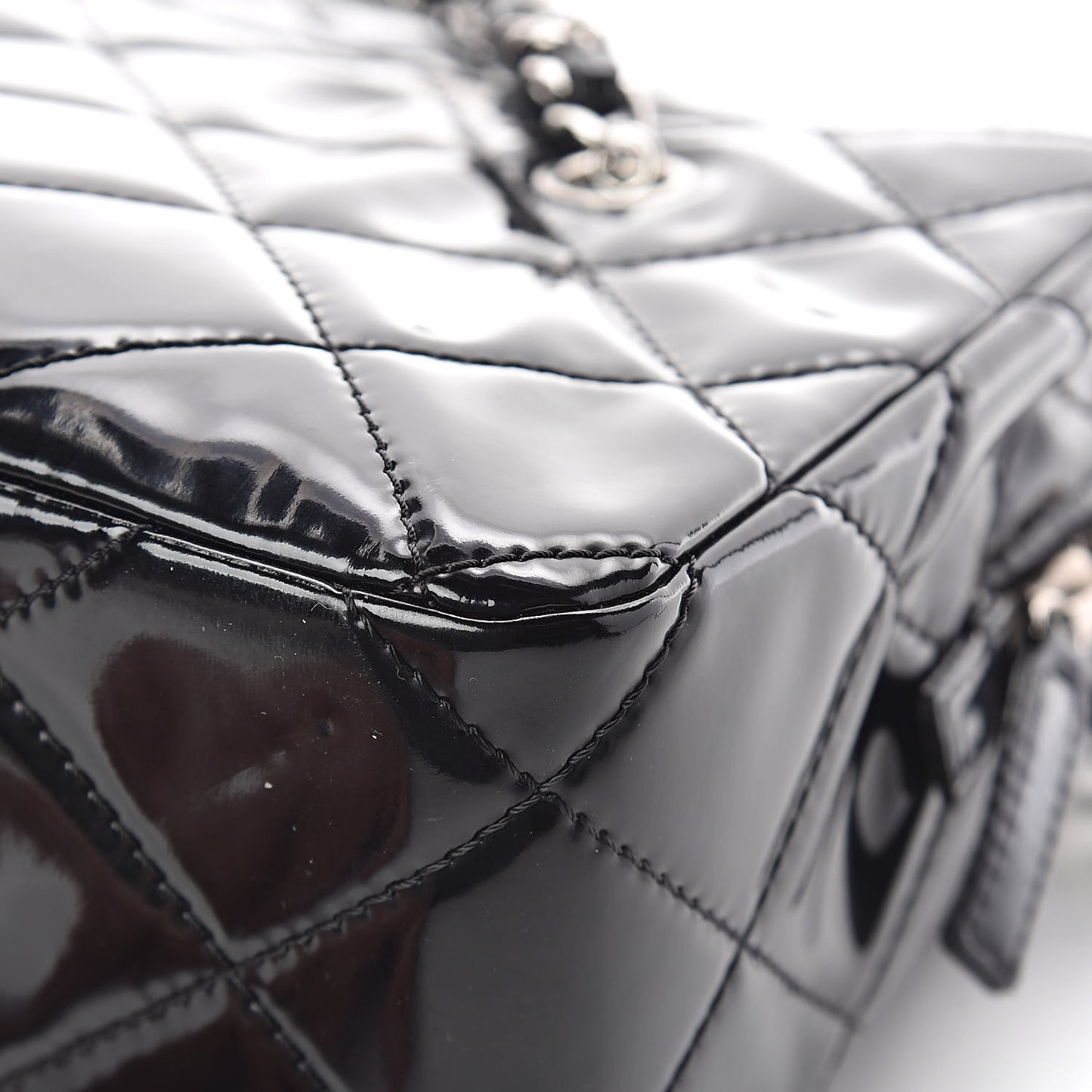 Vinyl Quilted In The Business Tote Black