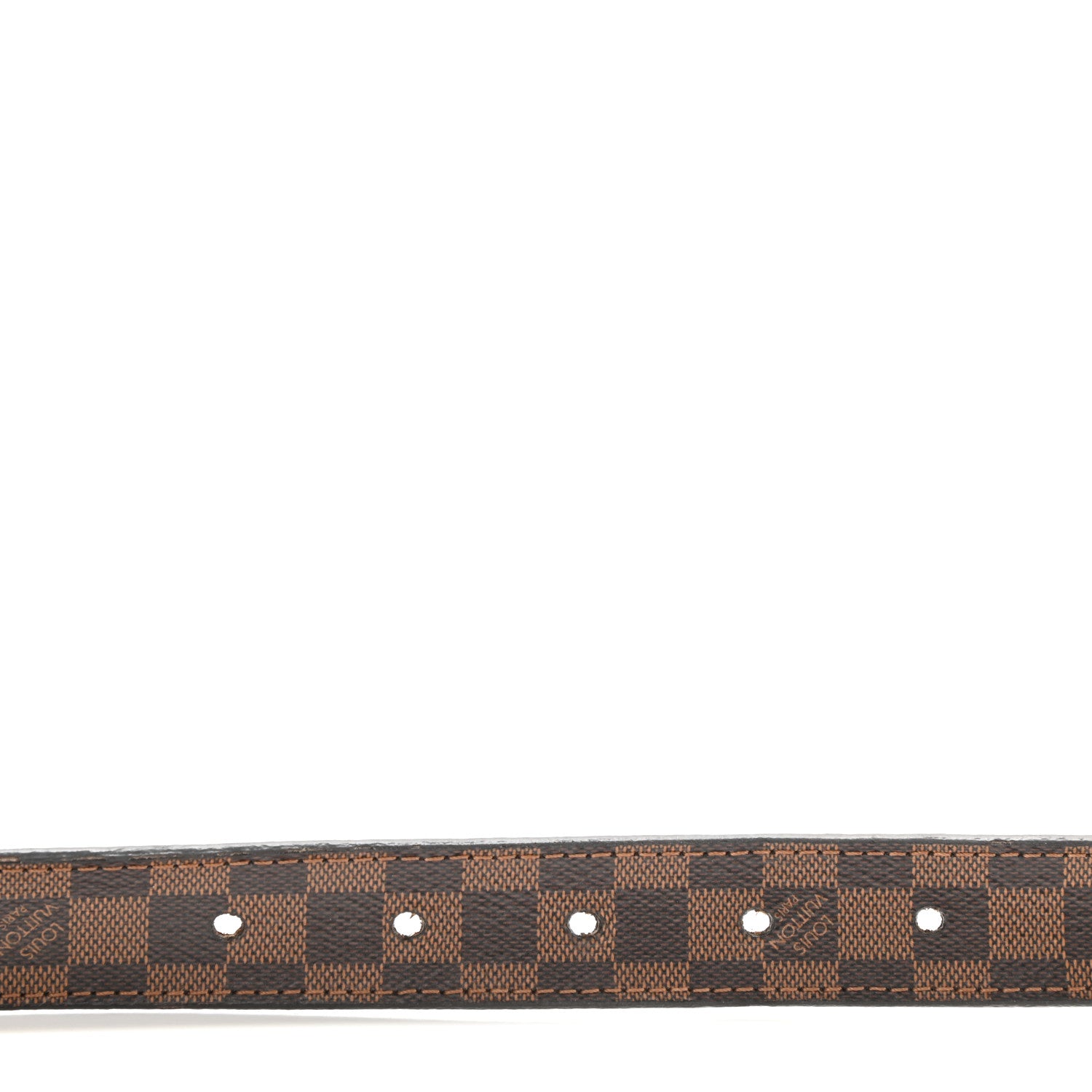 Louis Vuitton Mini Damier Ebene 25mm LV Initiales Belt 80 32 6 of 9