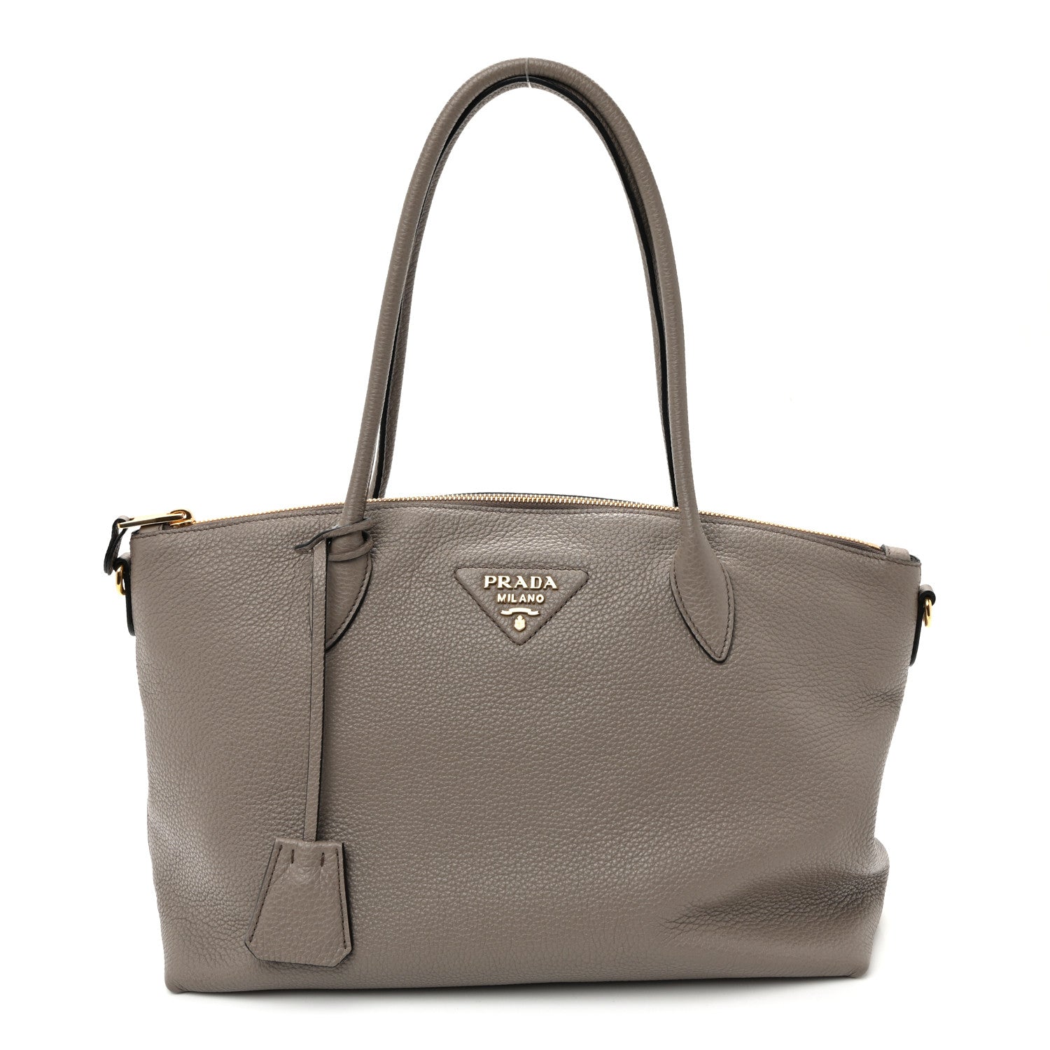 Prada Vitello Daino Large Tote Argilla 1 of 10