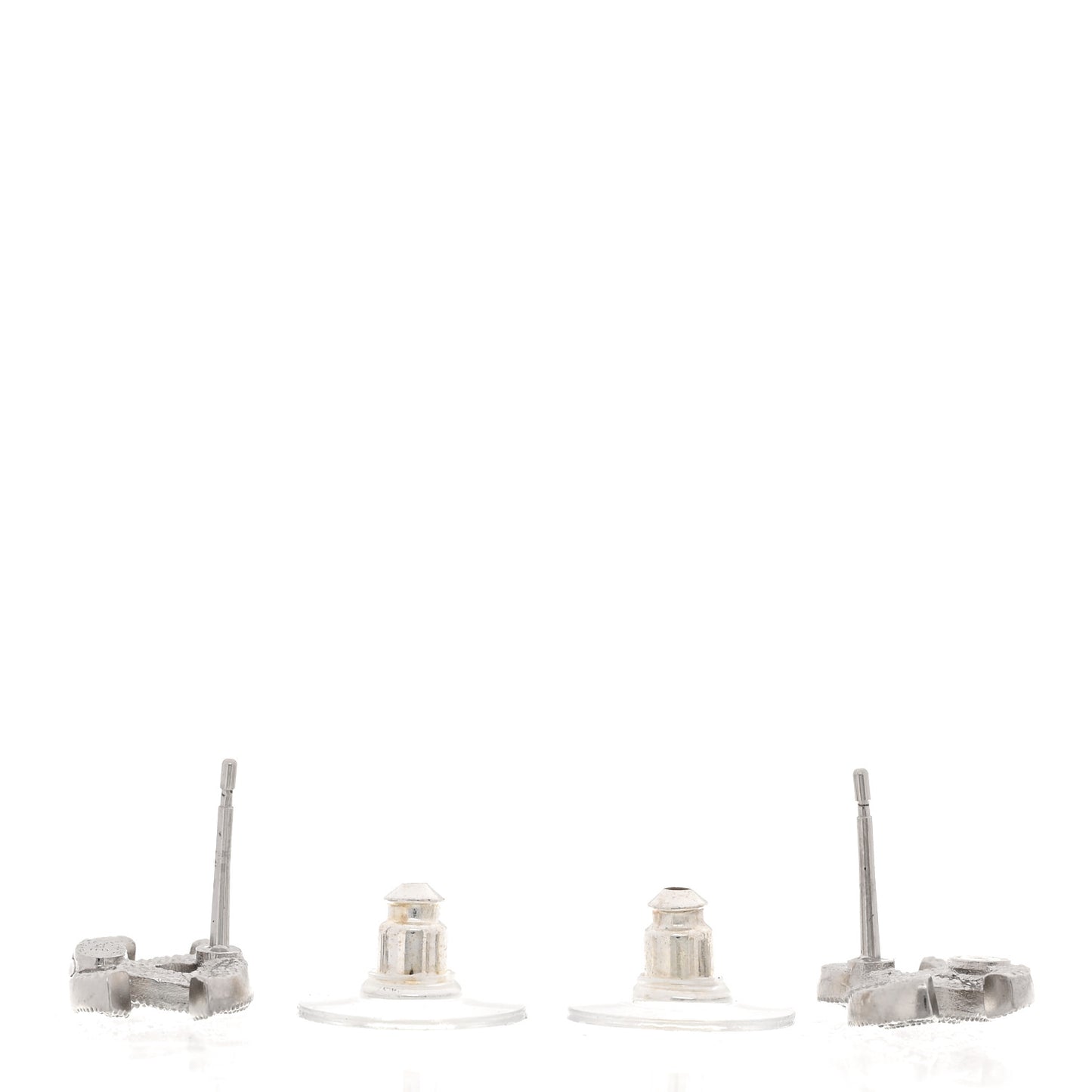 Crystal Mini Timeless CC Earrings Silver