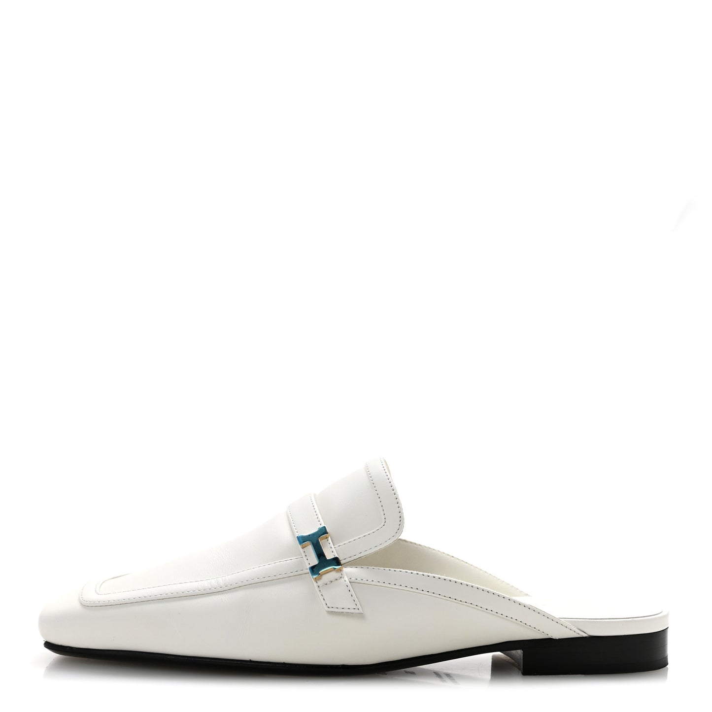 Calfskin Womens Groupie Mules 36 White