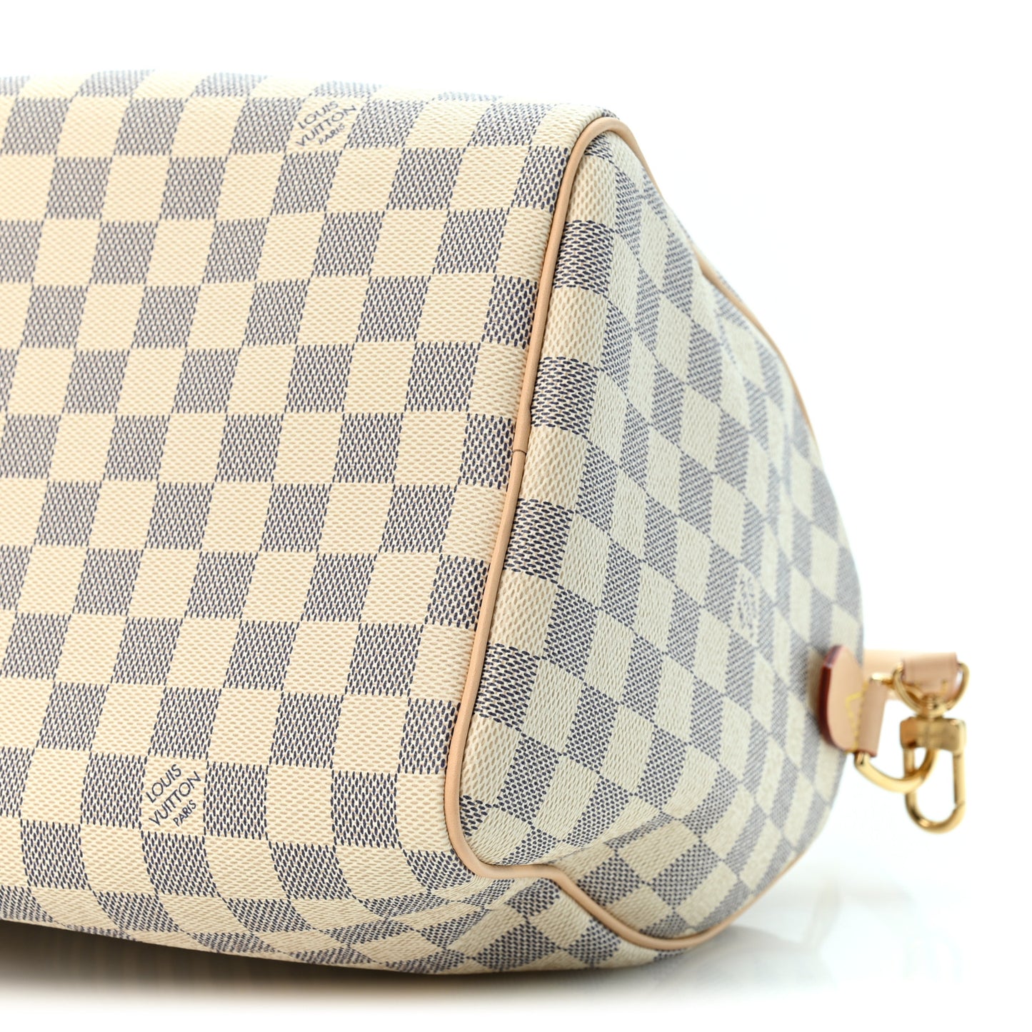 Damier Azur Braided Speedy Soft 30 Bleu Olympe