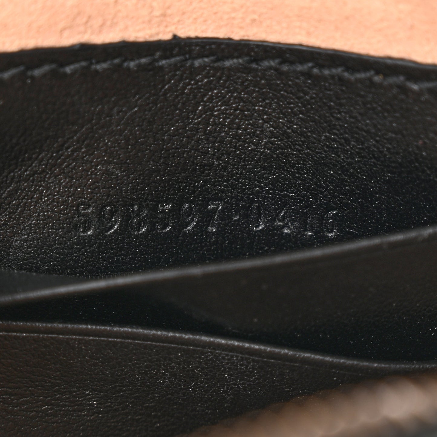Calfskin Matelasse Mini GG Marmont Crossbody Bag Black