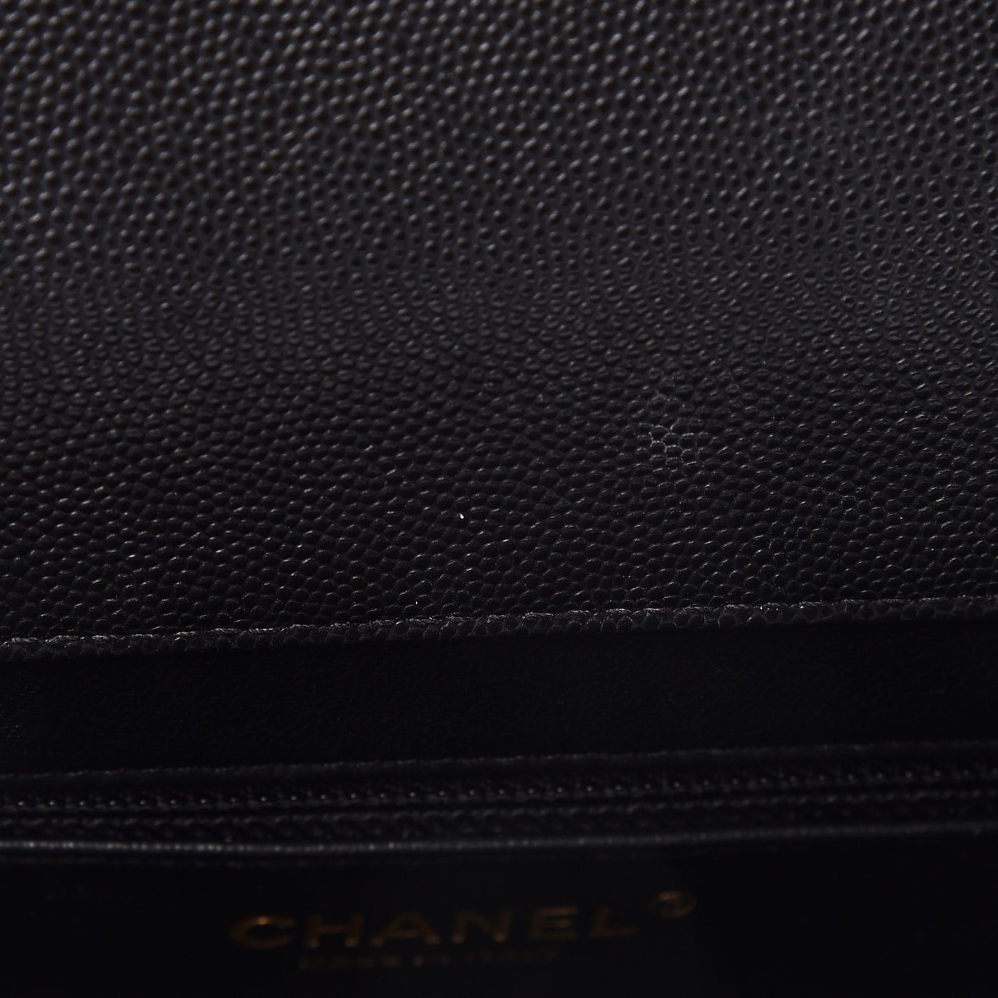 Caviar Quilted Small Business Affinity Flap Black