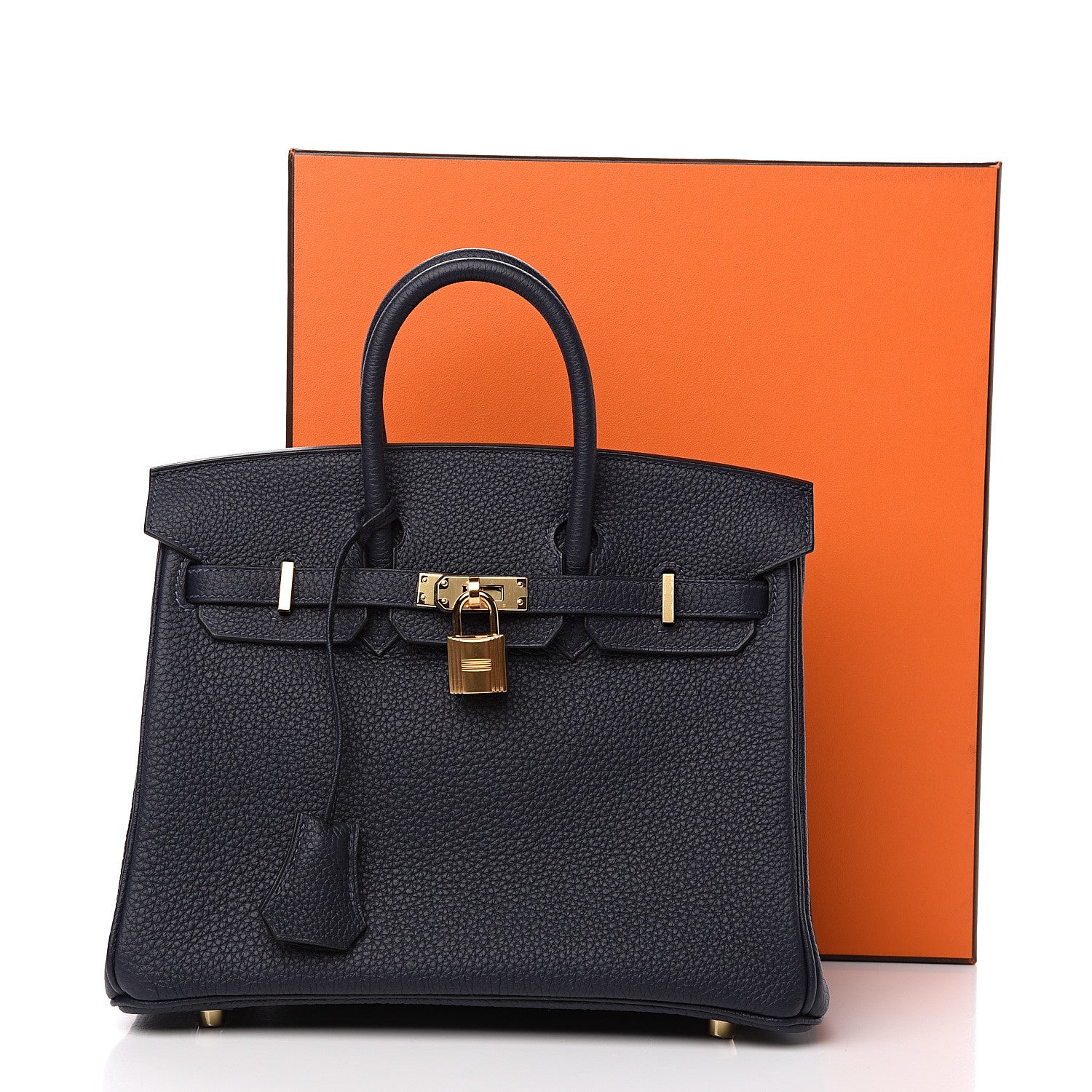 Hermes Togo Birkin 25 Bleu Nuit 27 of 27