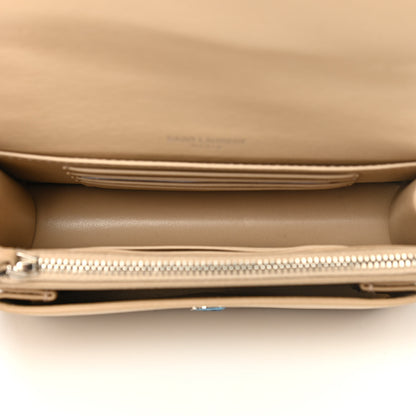 Saint Laurent Calfskin Monogram Sunset Chain Wallet Nude Powder 5 of 13